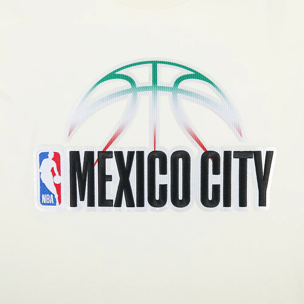 NBA NBA MEXICO CITY GAME 2025 MEN'S CJ DROP SHOULDER TEE (EGGSHELL) - Image 5