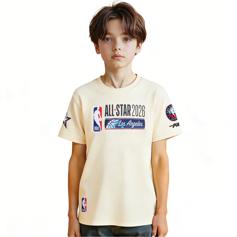 NBA ALL STAR 2026 BIG BOYS SS TEE (EGGSHELL)