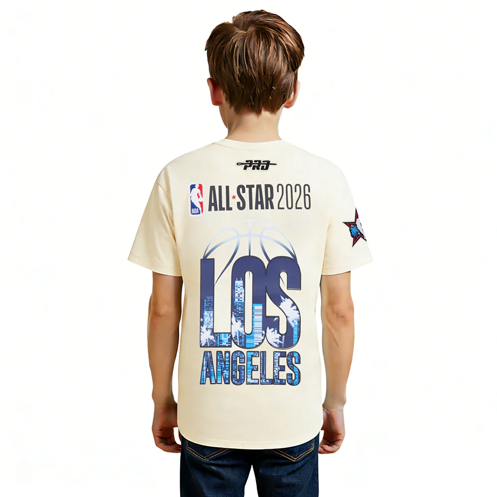 NBA ALL STAR 2026 BIG BOYS SS TEE (EGGSHELL) - Image 2