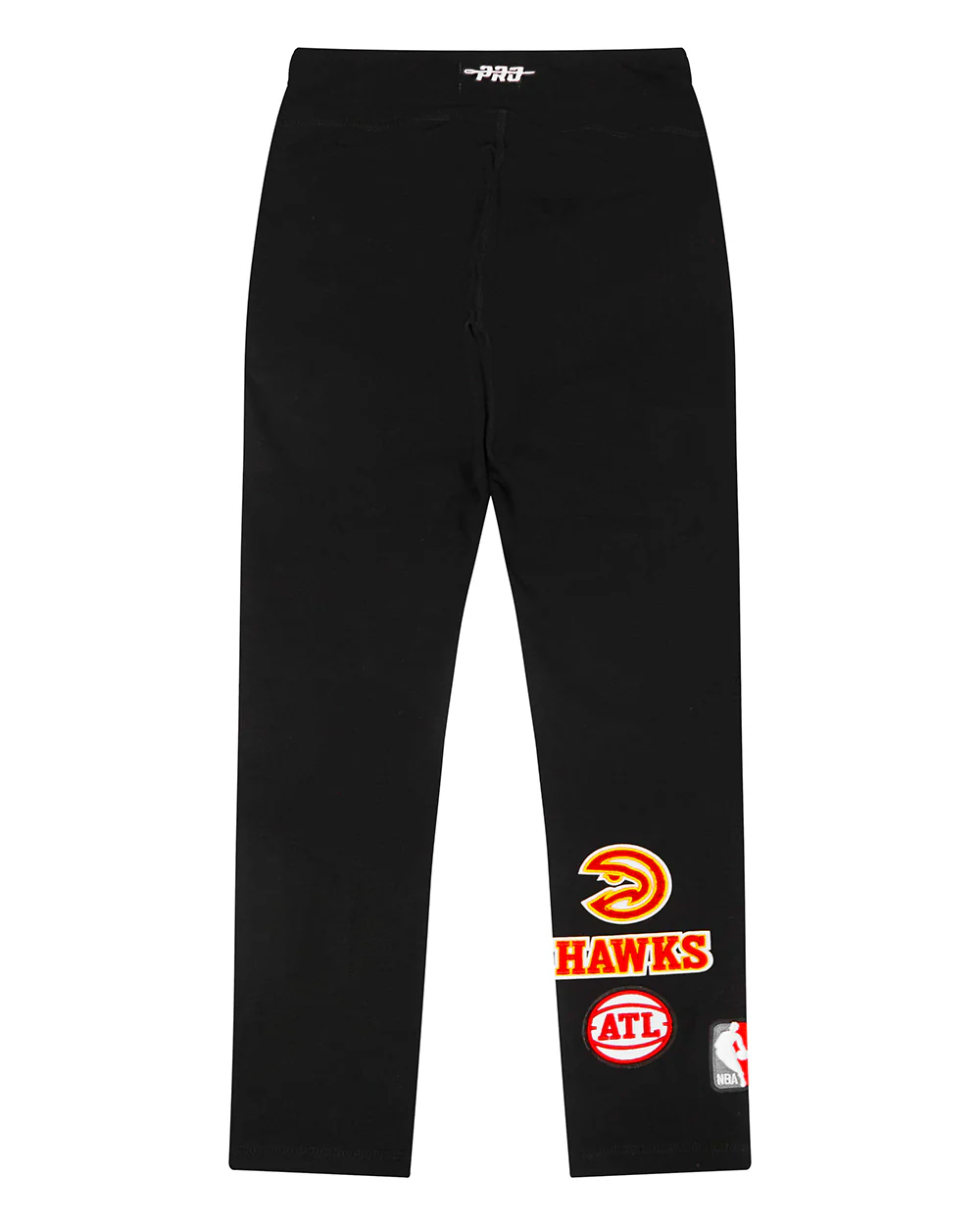 NBA ATLANTA HAWKS RETRO CLASSIC BIG GIRLS LEGGING (BLACK) - Image 5