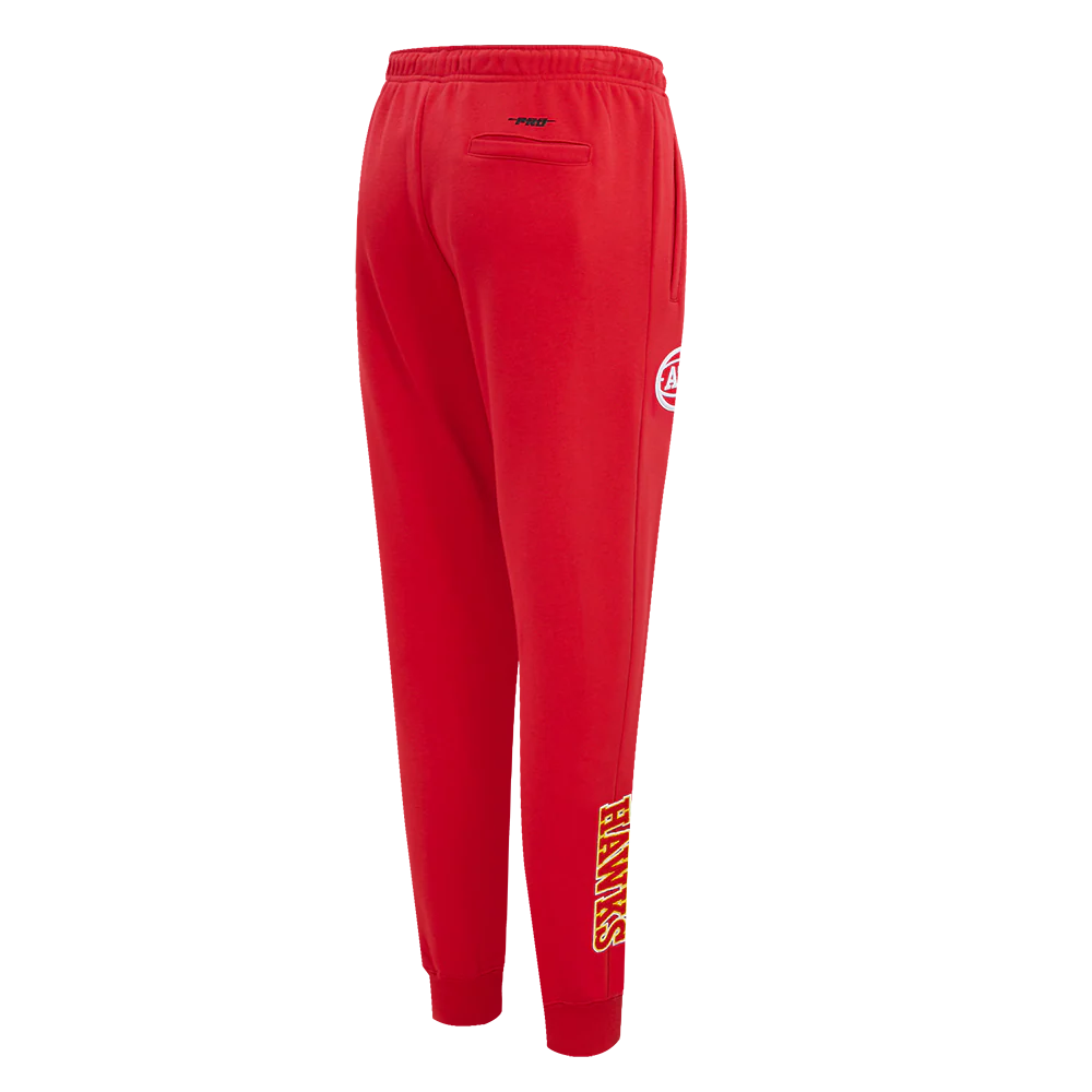 NBA ATLANTA HAWKS CLASSIC WOMEN'S SWEATPANT (RED) - Image 4
