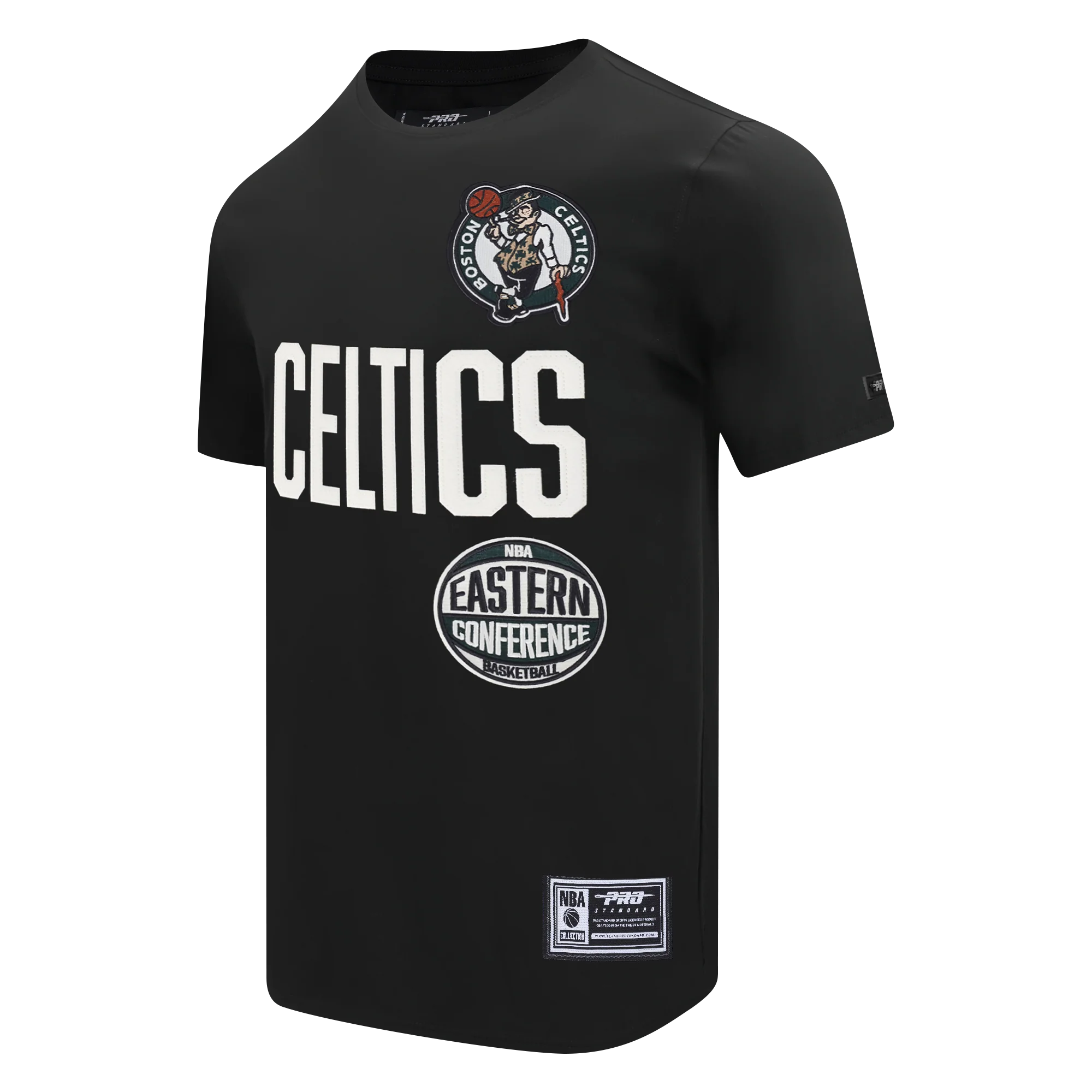 NBA BOSTON CELTICS MODERN ORIGINALS MEN'S SJ TEE (BLACK) - Image 3