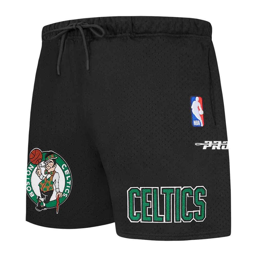 NBA BOSTON CELTICS SOUVENIR MEN'S MESH SHORT (BLACK) - Image 7