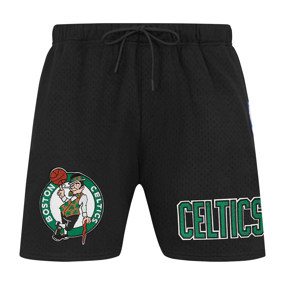 NBA BOSTON CELTICS SOUVENIR MEN'S MESH SHORT (BLACK) - Image 8
