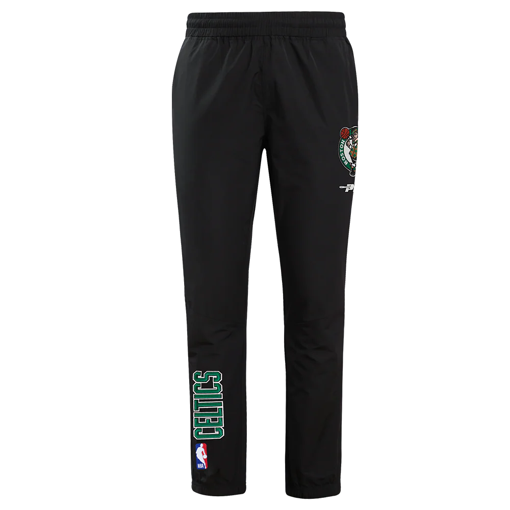 NBA BOSTON CELTICS CLASSIC WIND SUIT MEN'S WOVEN PANT (BLACK) - Image 2