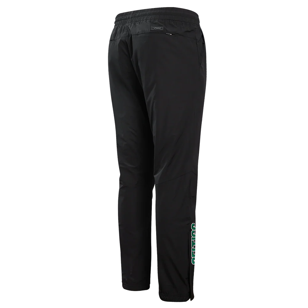NBA BOSTON CELTICS CLASSIC WIND SUIT MEN'S WOVEN PANT (BLACK) - Image 3