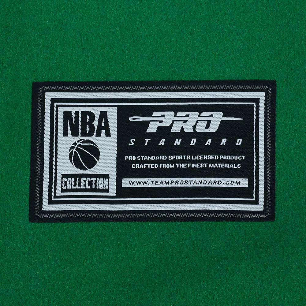NBA BOSTON CELTICS DAY ONE MEN'S VARSITY JACKET (KELLY GREEN/ WHITE) - Image 6
