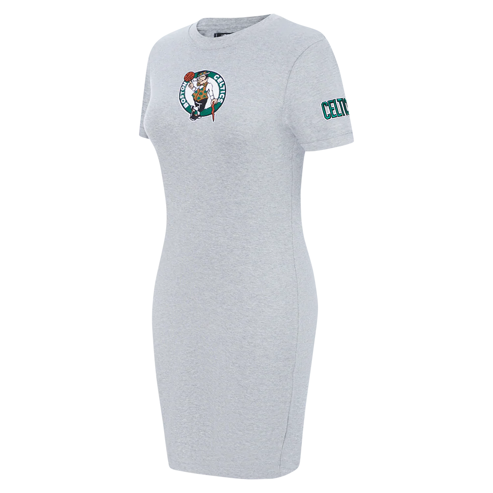 NBA BOSTON CELTICS CLASSIC WOMEN'S BODYCON DRESS (HEATHER GREY) - Image 2