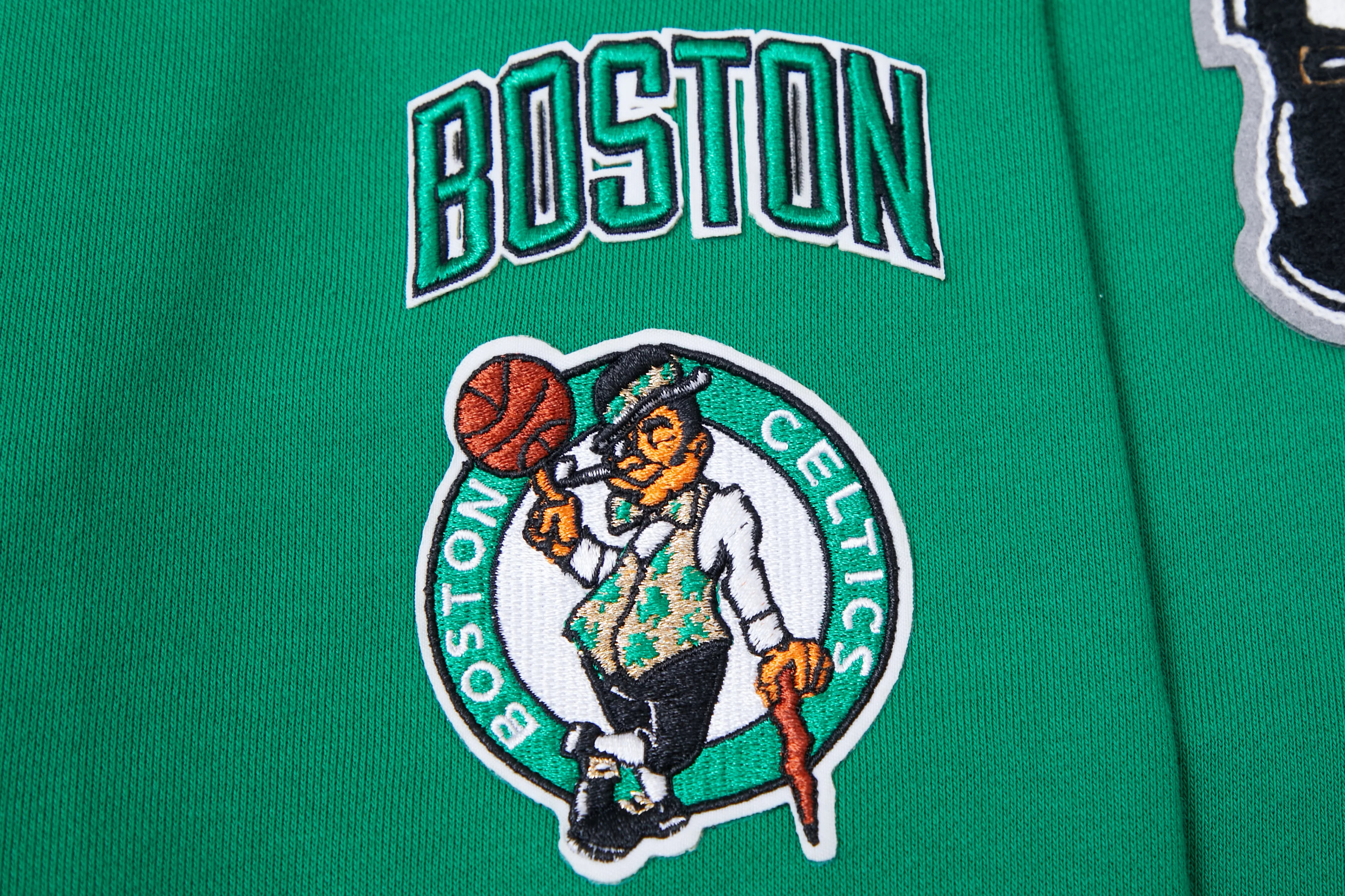 NBA BOSTON CELTICS MASHUP WOMEN'S RIB CREWNECK (KELLY GREEN) - Image 6