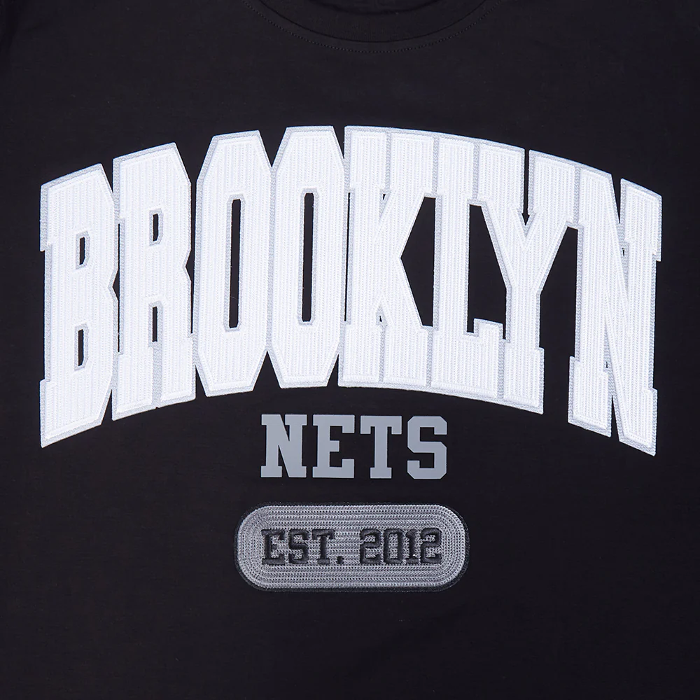 NBA BROOKLYN NETS CITY ARCH MEN'S SJ TEE (BLACK) - Image 8