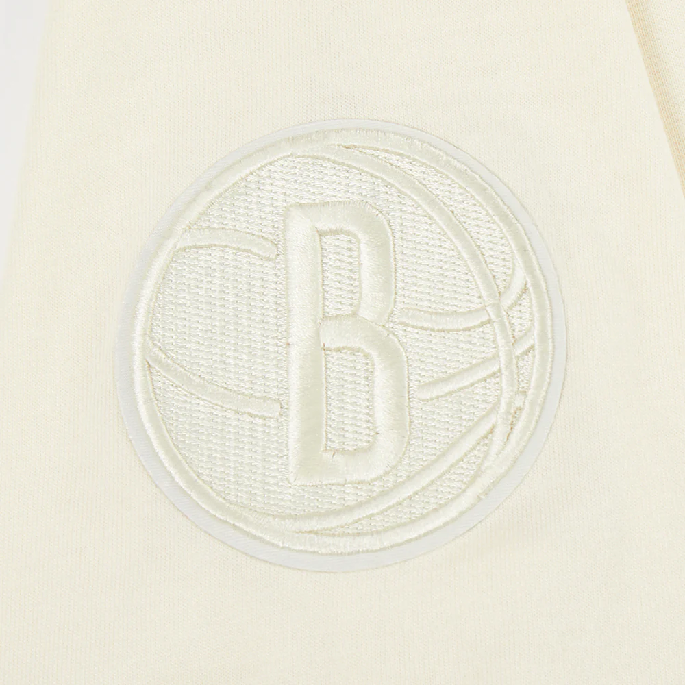 NBA BROOKLYN NETS NEUTRAL BIG BOYS SINGLE JERSEY TEE (EGGSHELL) - Image 7
