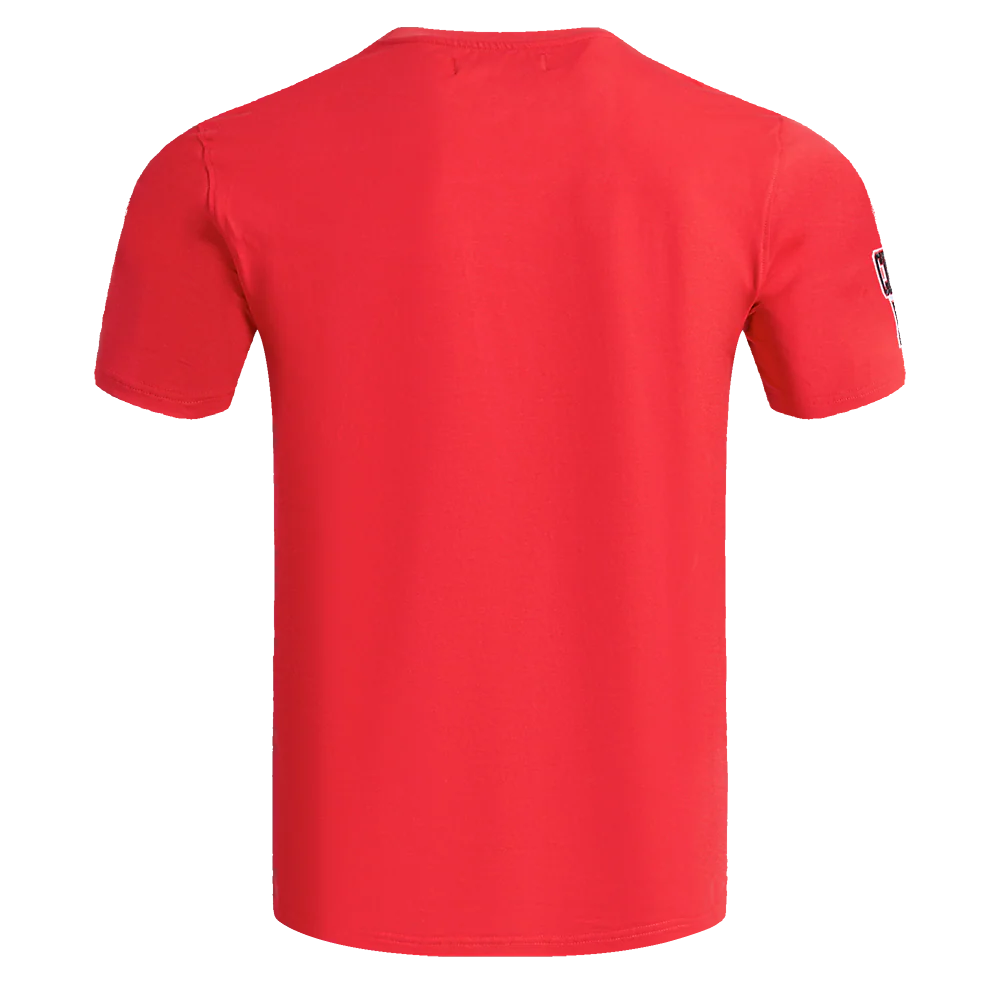 NBA CHICAGO BULLS OLD ENGLISH MEN'S TEE (RED) - Image 6
