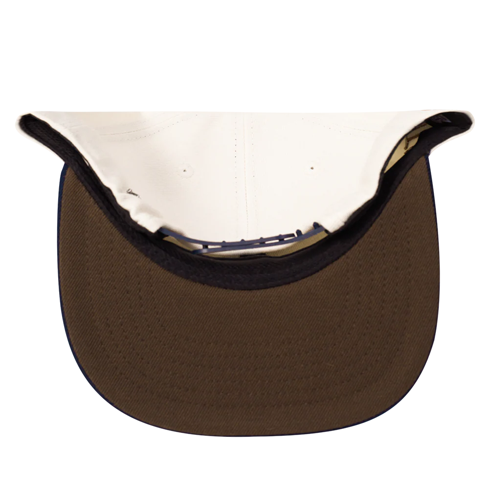 NBA CHICAGO BULLS TOPPER 2 TONE WORDMARK SNAPBACK (EGGSHELL/ MIDNIGHT NAVY) - Image 8