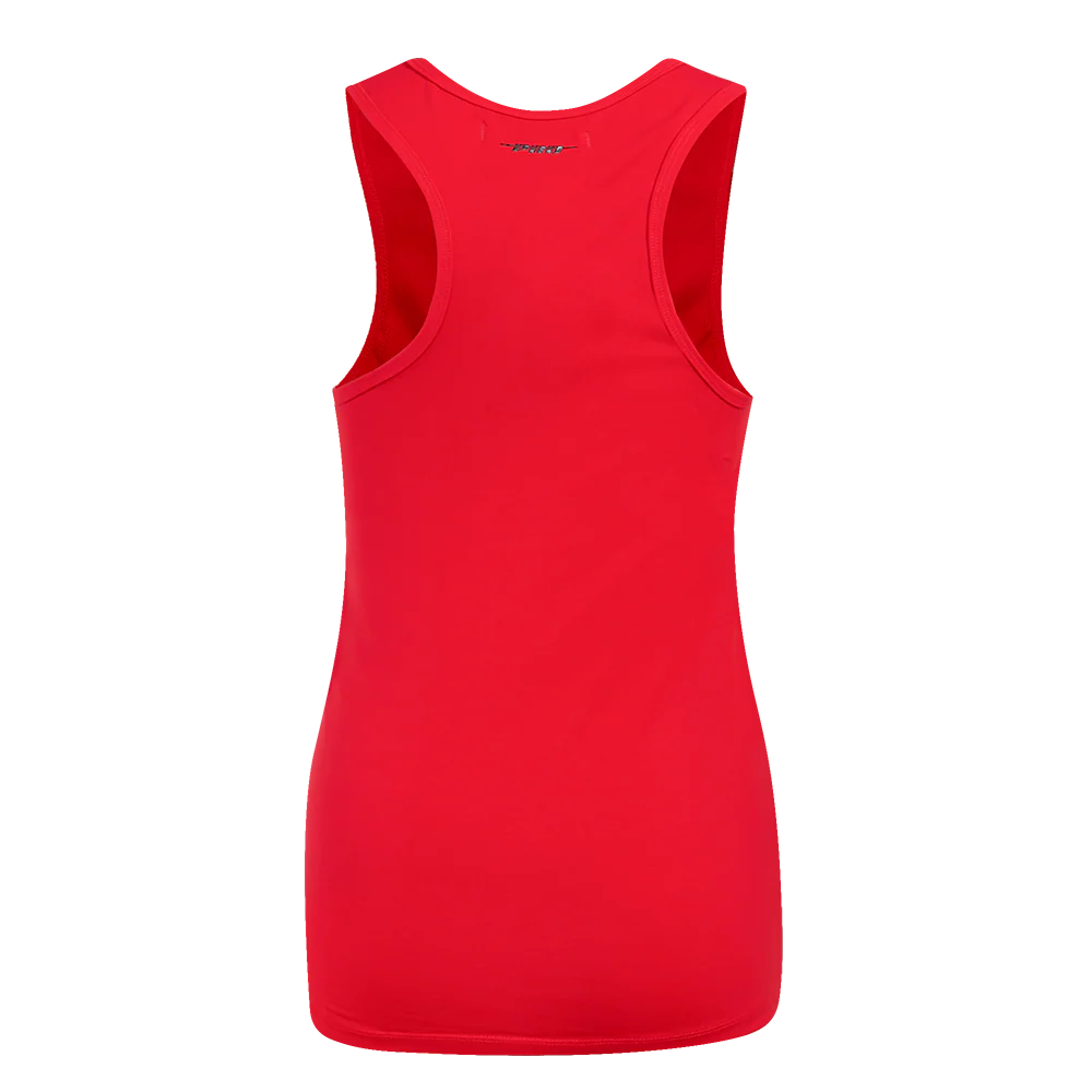 NBA CHICAGO BULLS CLASSIC WOMEN'S RACERBACK (RED) - Image 3