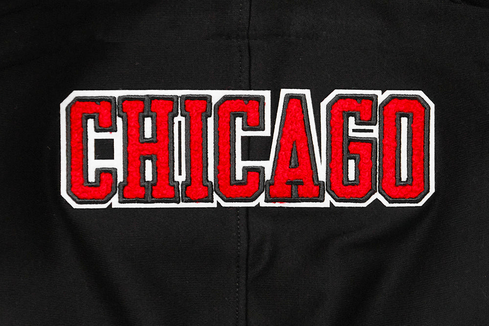 NBA CHICAGO BULLS CLASSIC BIG BOYS FLEECE PULLOVER HOODIE (BLACK) - Image 4