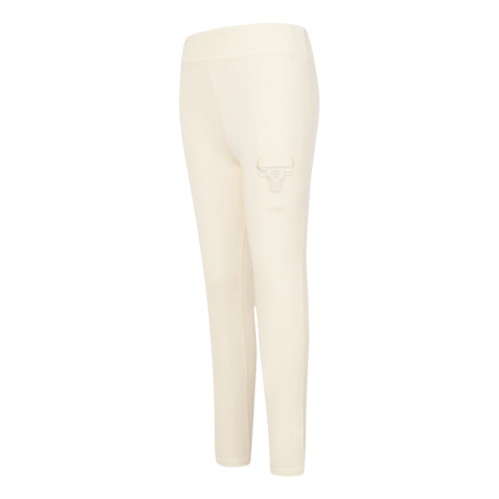 NBA CHICAGO BULLS NEUTRAL LITTLE GIRLS LEGGING (EGGSHELL)