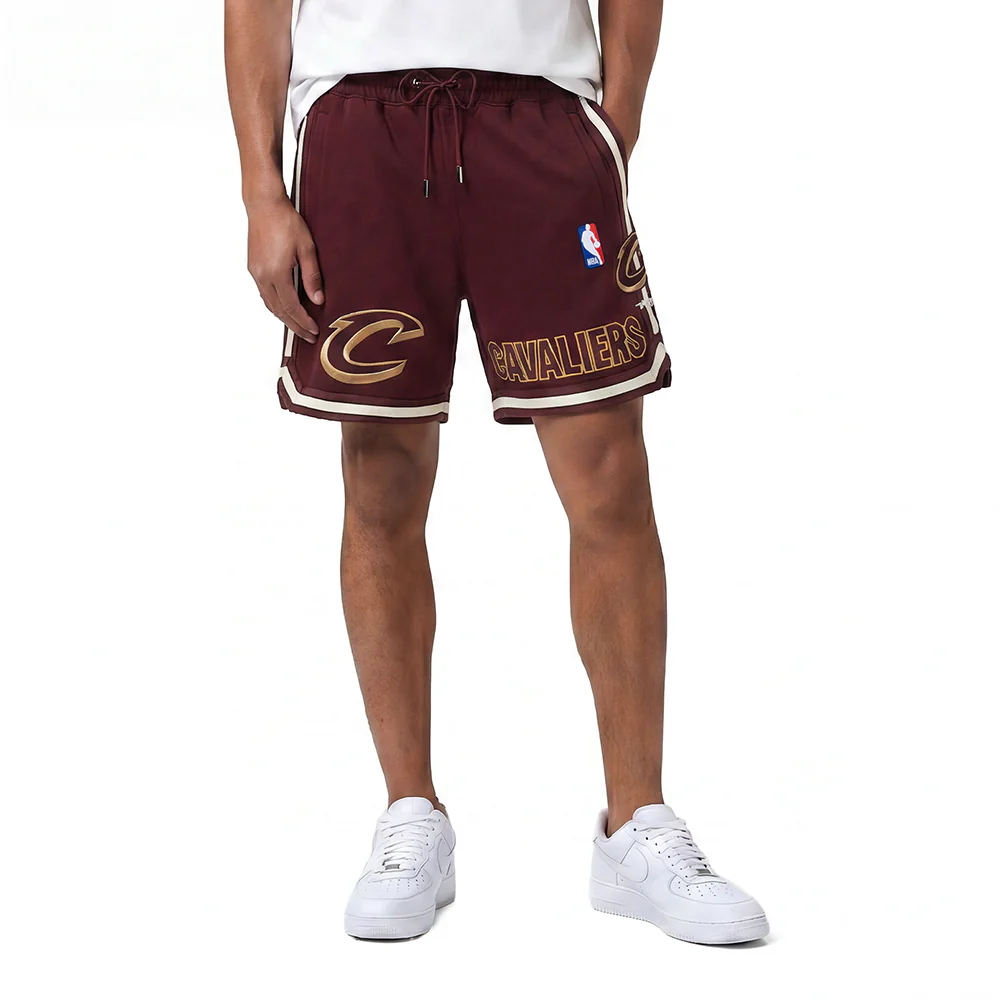 NBA CLEVELAND CAVALIERS CLASSIC CHENILLE MEN'S DK SHORT (WINE)