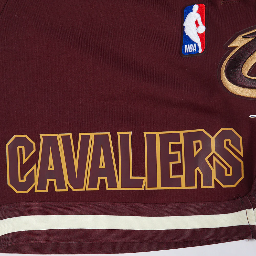 NBA CLEVELAND CAVALIERS CLASSIC CHENILLE MEN'S DK SHORT (WINE) - Image 10
