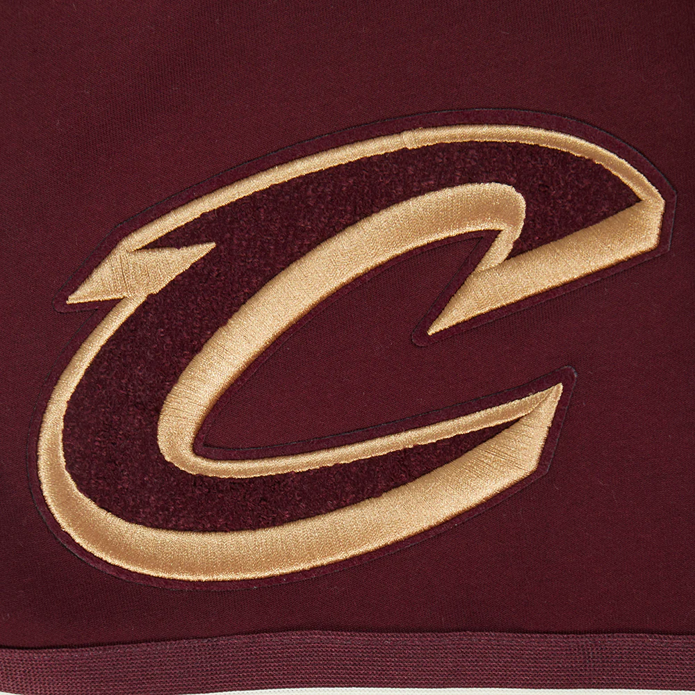 NBA CLEVELAND CAVALIERS CLASSIC CHENILLE MEN'S DK SHORT (WINE) - Image 11
