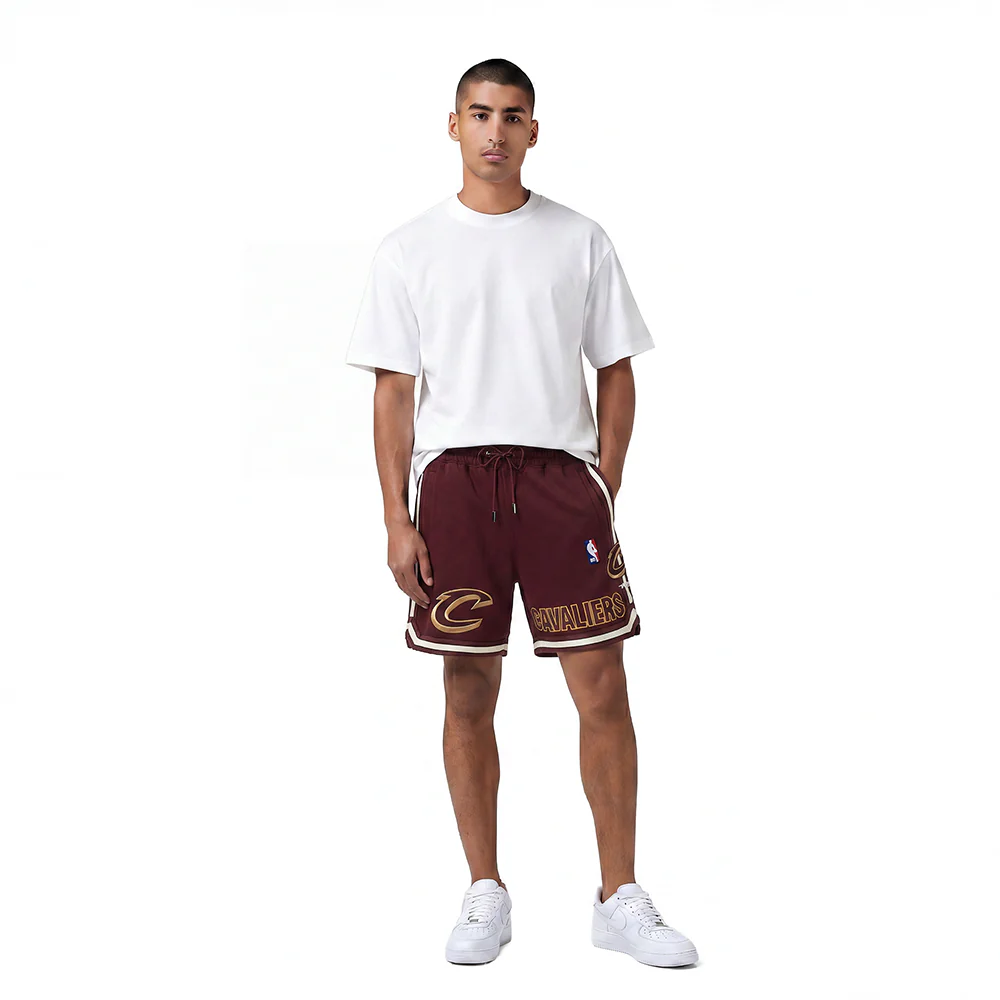 NBA CLEVELAND CAVALIERS CLASSIC CHENILLE MEN'S DK SHORT (WINE) - Image 3