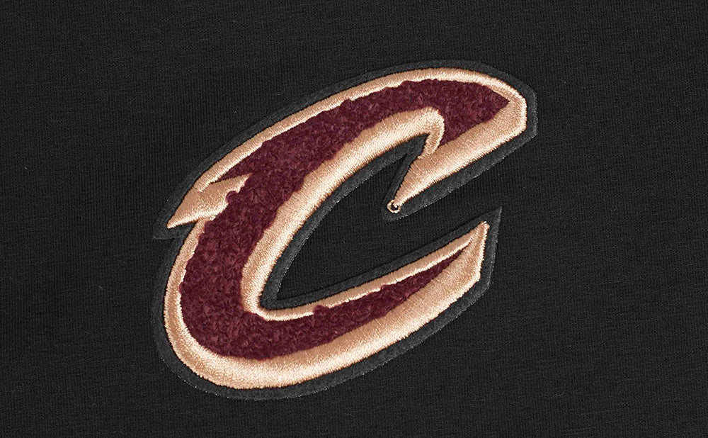 NBA CLEVELAND CAVALIERS CLASSIC WOMEN'S BOXY TEE (BLACK) - Image 5