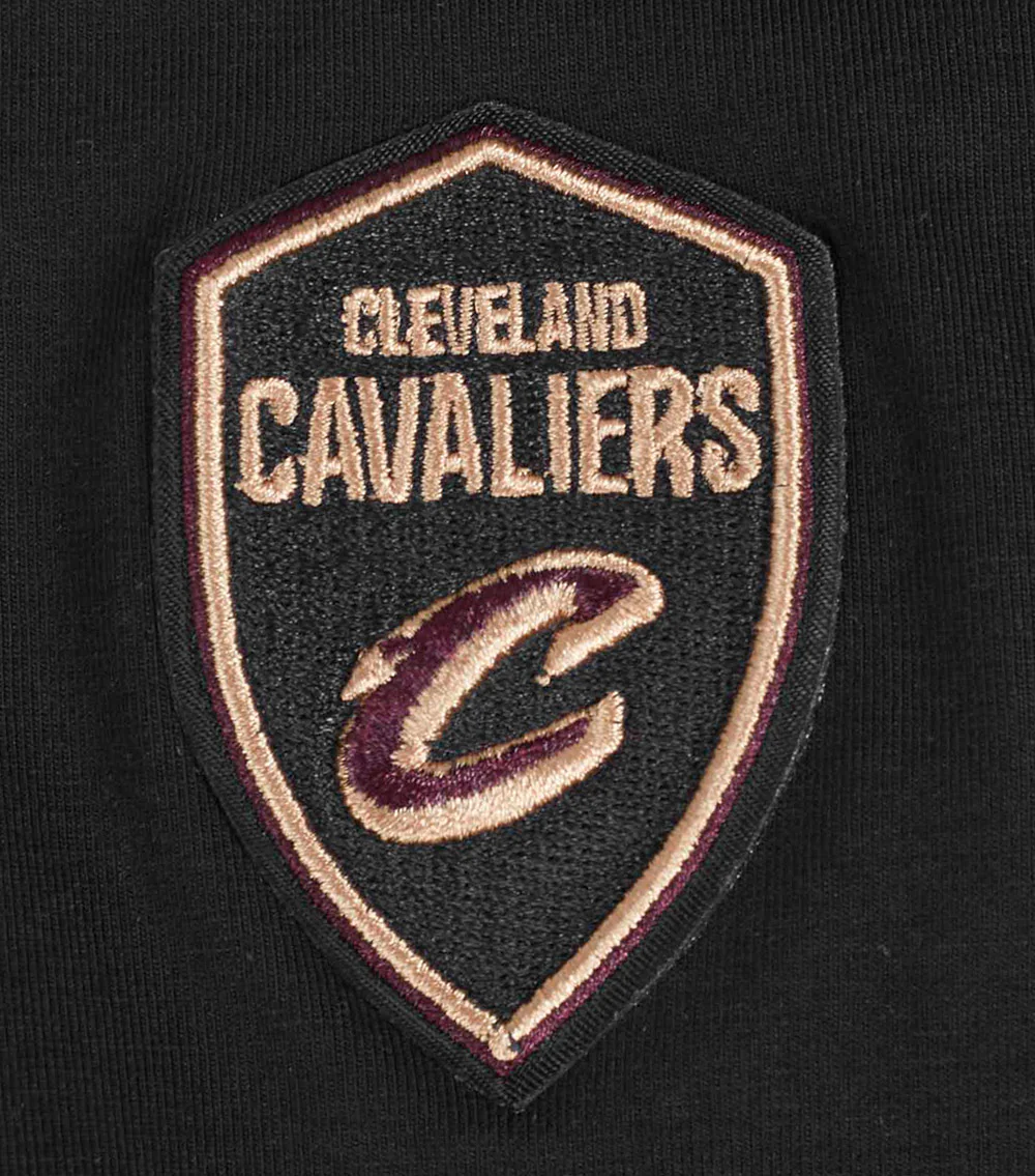 NBA CLEVELAND CAVALIERS CLASSIC WOMEN'S BOXY TEE (BLACK) - Image 6