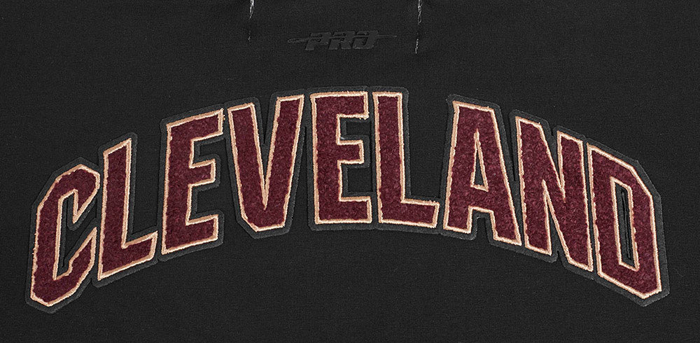 NBA CLEVELAND CAVALIERS CLASSIC WOMEN'S BOXY TEE (BLACK) - Image 7