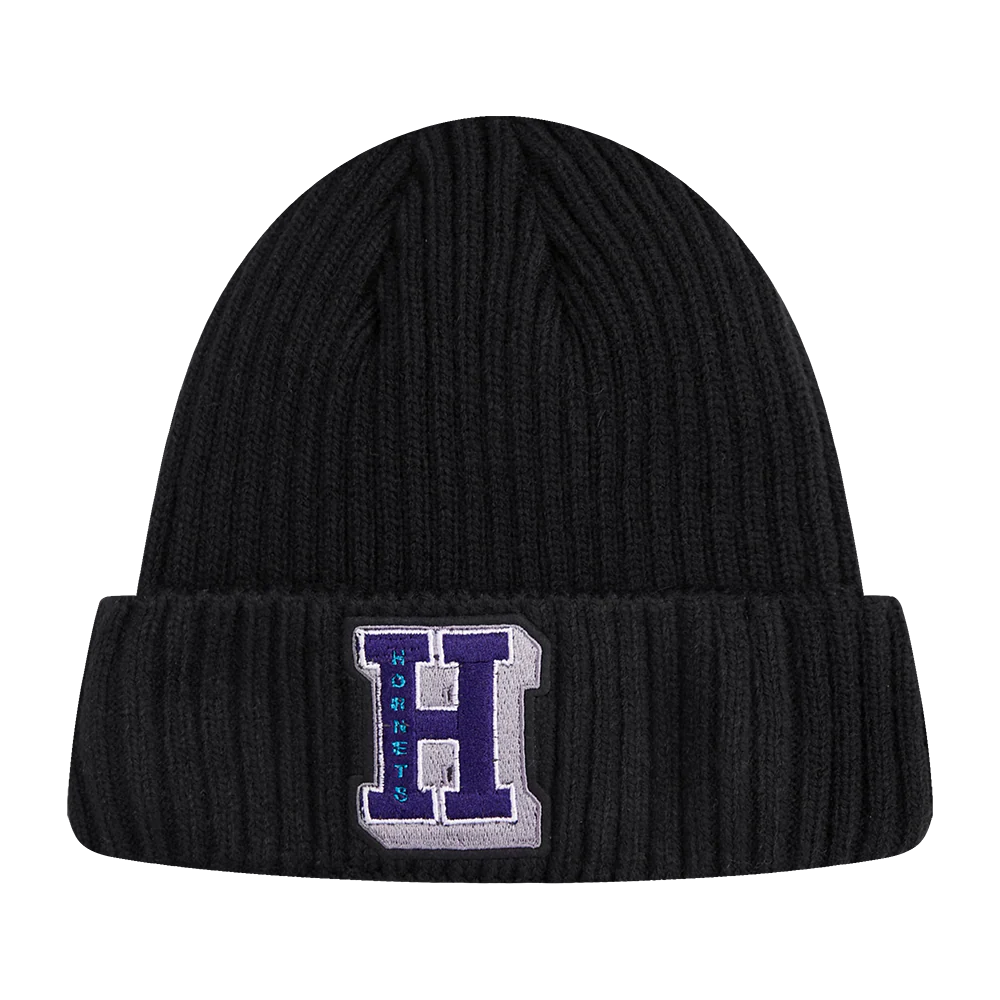 NBA CHARLOTTE HORNETS MASH UP BEANIE (BLACK) - Image 2