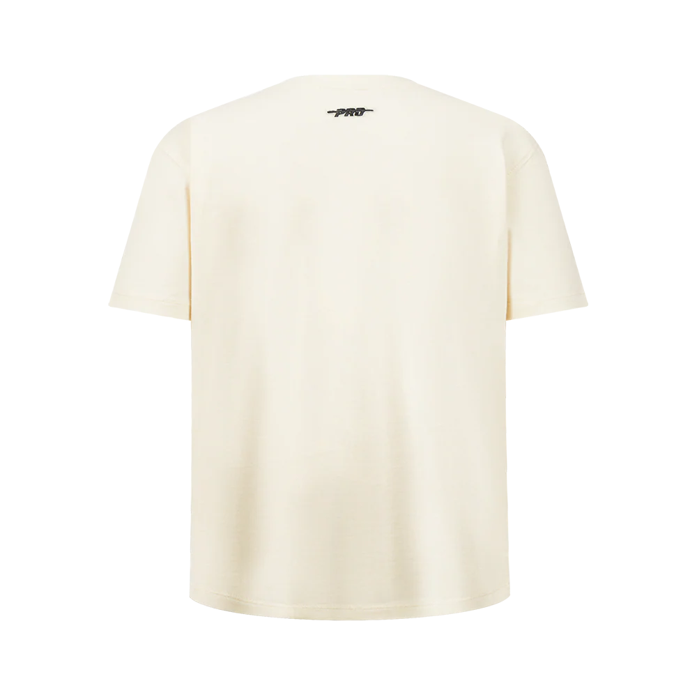 NBA DALLAS MAVERICKS RETRO CLASSIC BIG BOY'S SS TAPING TEE (EGGSHELL/ MIDNIGHT NAVY) - Image 3