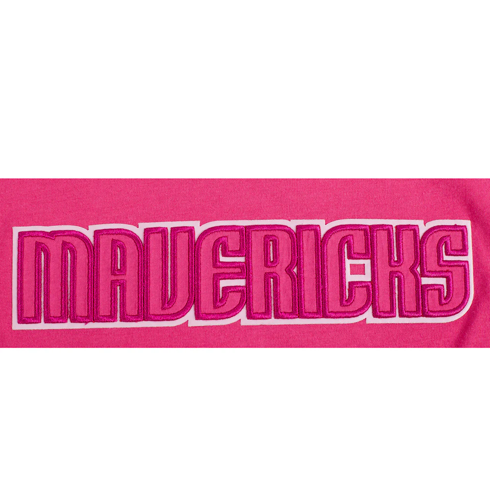 NBA DALLAS MAVERICKS TRIPLE PINK BIG GIRLS SS BOXY TEE (BEETROOT PURPLE) - Image 7