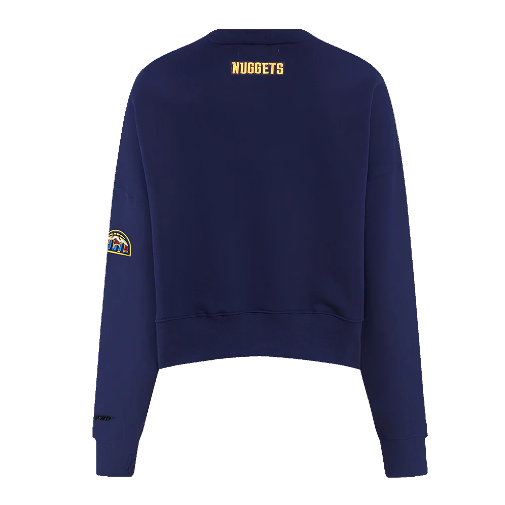 NBA DENVER NUGGETS CLASSIC WOMEN'S CREWNECK (MIDNIGHT NAVY) - Image 5