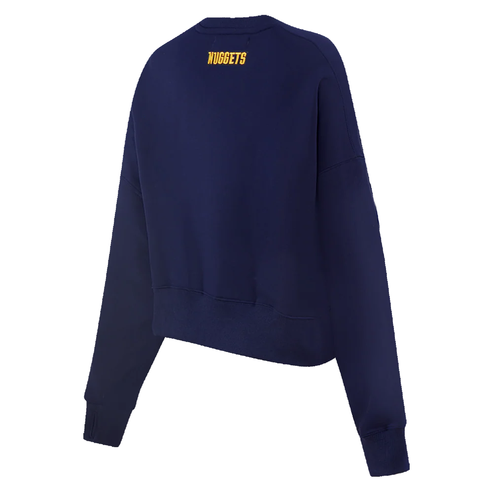 NBA DENVER NUGGETS CLASSIC WOMEN'S CREWNECK (MIDNIGHT NAVY) - Image 6
