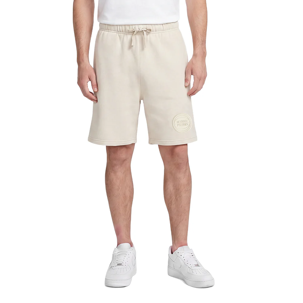 NBA DETROIT PISTONS NEUTRAL MEN'S SHORT (EGGSHELL)