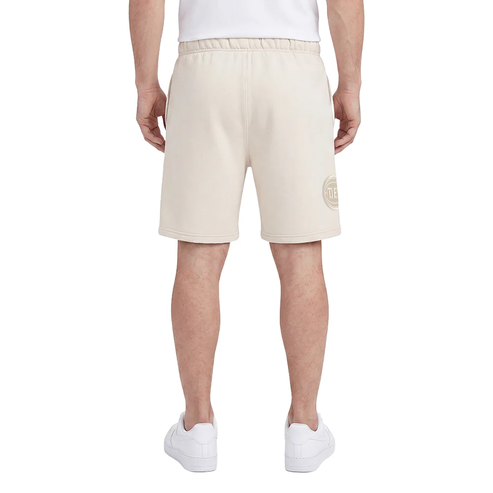 NBA DETROIT PISTONS NEUTRAL MEN'S SHORT (EGGSHELL) - Image 2