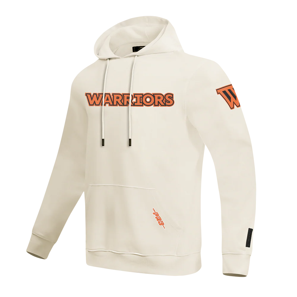 NBA GOLDEN STATE WARRIORS NBA TONAL MEN'S DK PO HOODIE (EGGSHELL) - Image 3