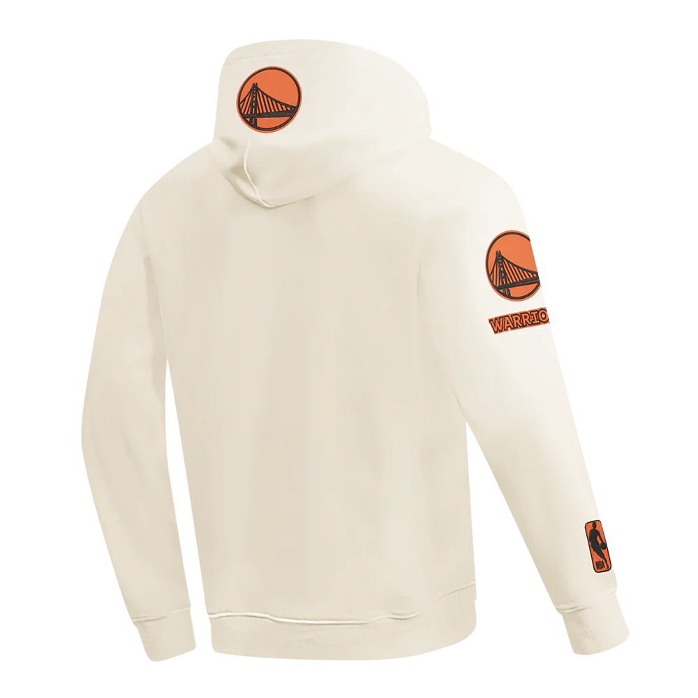 NBA GOLDEN STATE WARRIORS NBA TONAL MEN'S DK PO HOODIE (EGGSHELL) - Image 4