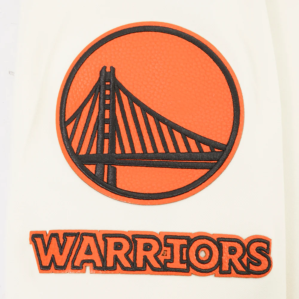 NBA GOLDEN STATE WARRIORS NBA TONAL MEN'S DK PO HOODIE (EGGSHELL) - Image 7