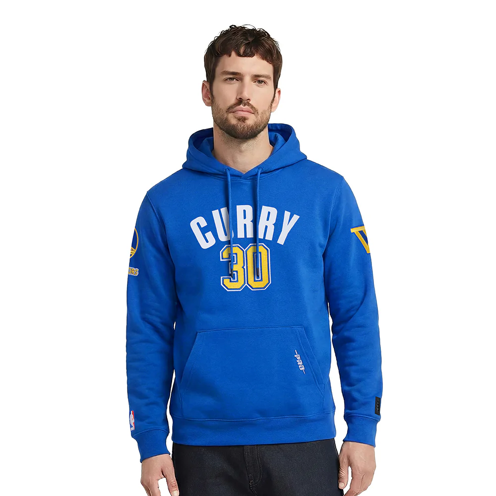 NBA GOLDEN STATE WARRIORS STEPHEN CURRY #30 CLASSIC PNN MEN'S DK PO (ROYAL BLUE)