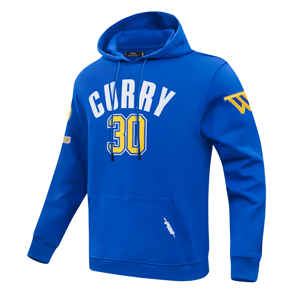 NBA GOLDEN STATE WARRIORS STEPHEN CURRY #30 CLASSIC PNN MEN'S DK PO (ROYAL BLUE) - Image 4