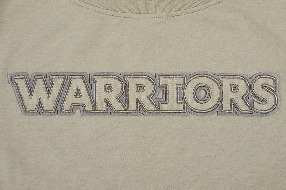 NBA GOLDEN STATE WARRIORS NEUTRAL WOMEN'S BOXY TEE (TAUPE) - Image 7