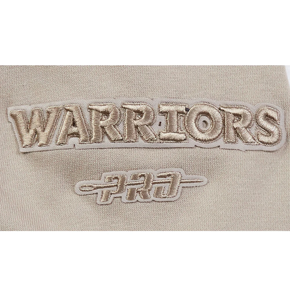NBA GOLDEN STATE WARRIORS NEUTRAL BIG BOYS FLEECE CREWNECK (TAUPE) - Image 7