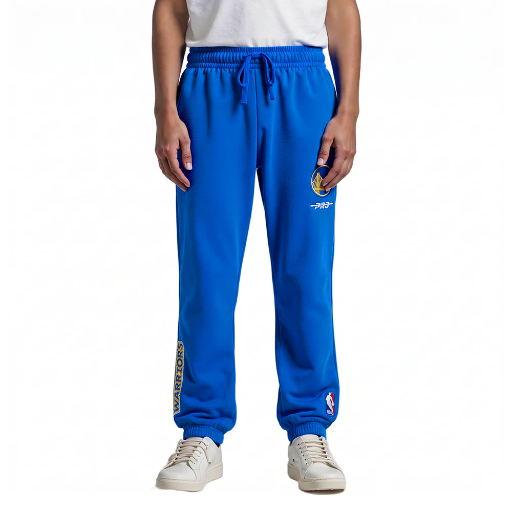 NBA GOLDEN STATE WARRIORS CLASSIC LITTLE BOYS FLC SWEATPANT (ROYAL BLUE)