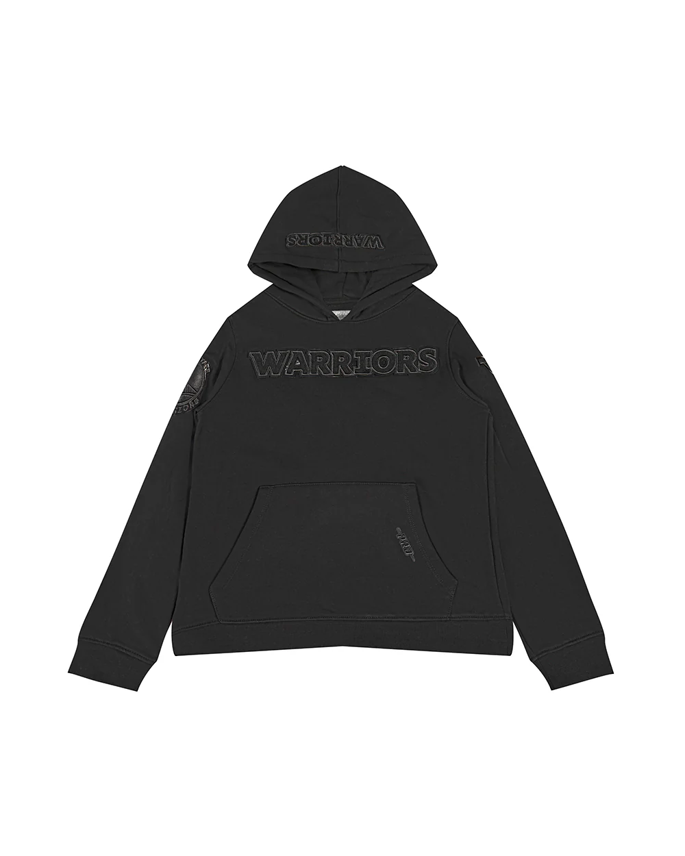 NBA GOLDEN STATE WARRIORS TRIPLE BLACK TODDLER BOYS FLEECE PULLOVER HOODIE (BLACK) - Image 3