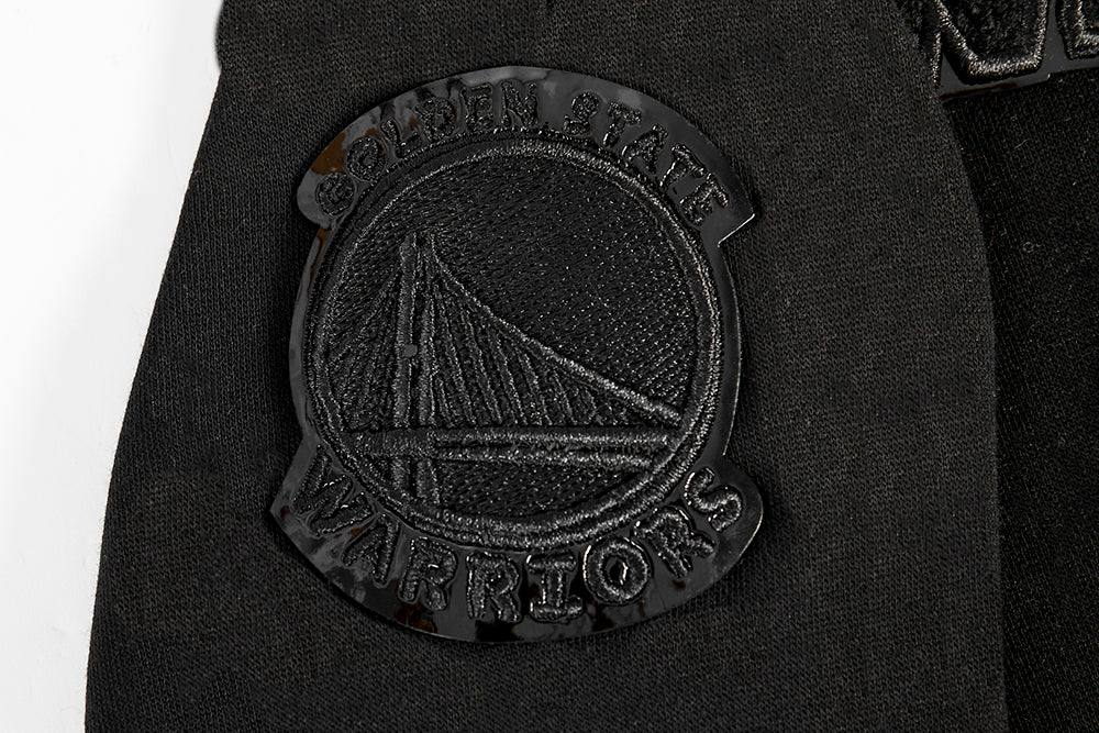 NBA GOLDEN STATE WARRIORS TRIPLE BLACK TODDLER BOYS FLEECE PULLOVER HOODIE (BLACK) - Image 6