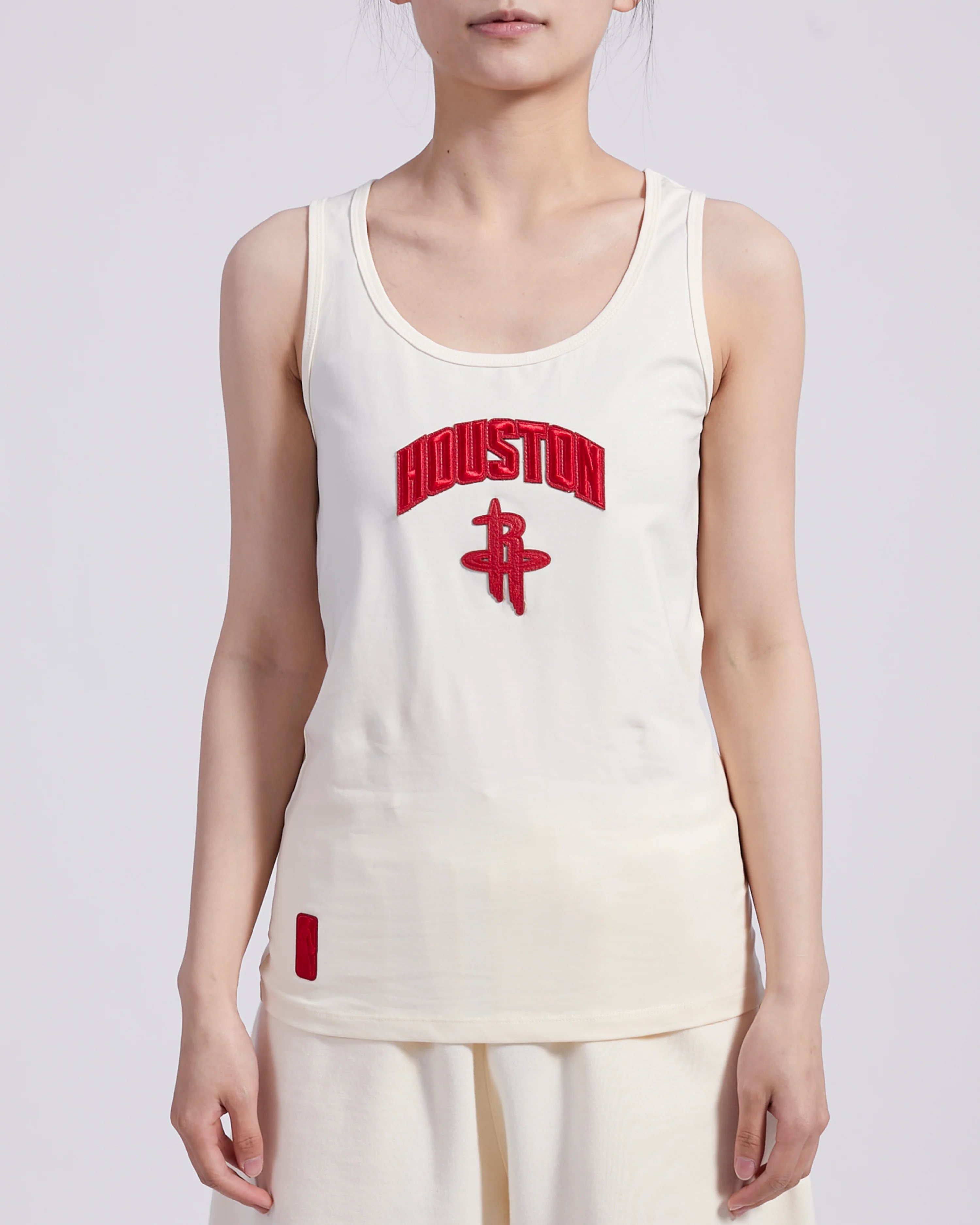 NBA HOUSTON ROCKETS TRIPLE TONAL RELAXED FIT RACERBACK (EGGSHELL)
