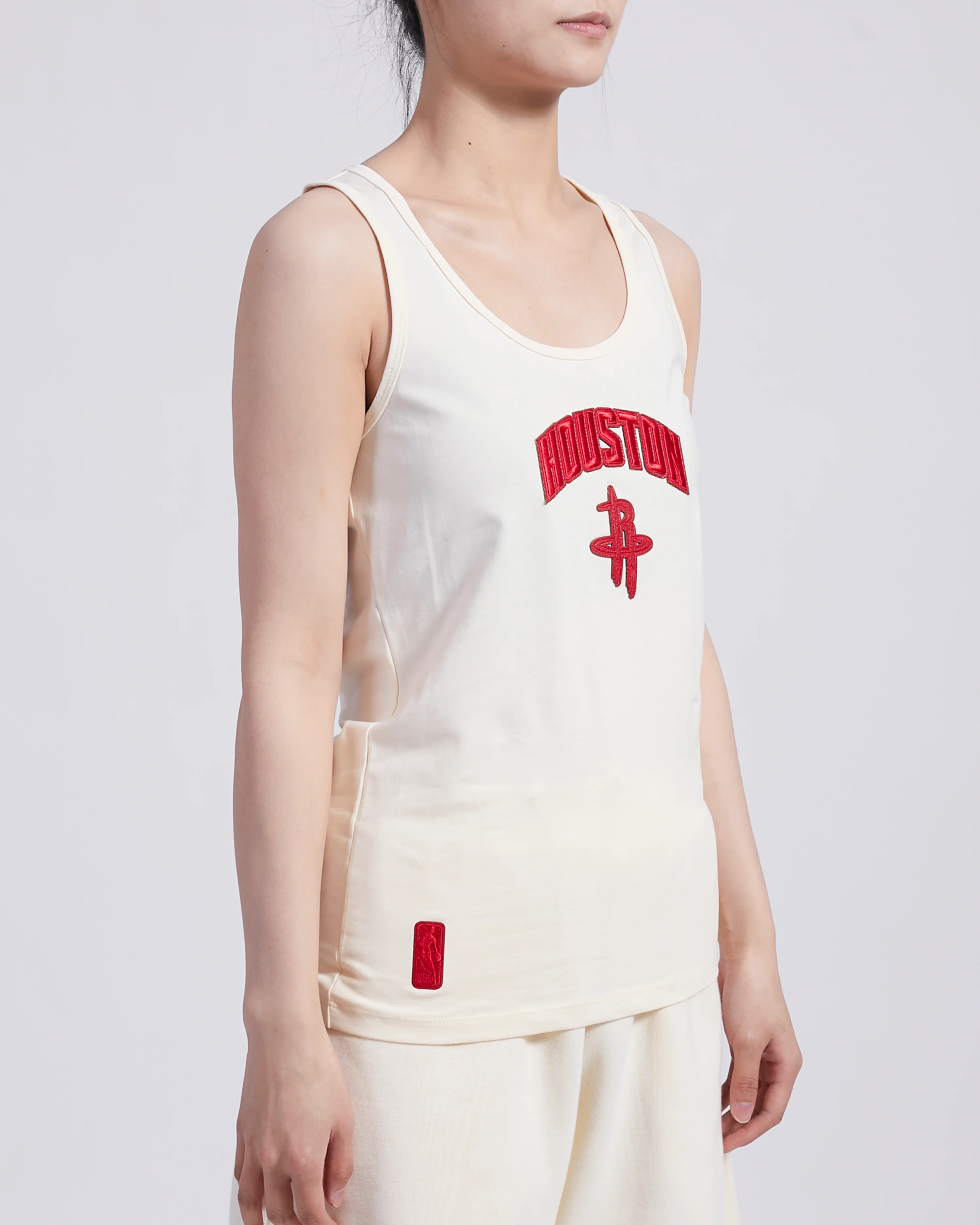 NBA HOUSTON ROCKETS TRIPLE TONAL RELAXED FIT RACERBACK (EGGSHELL) - Image 3