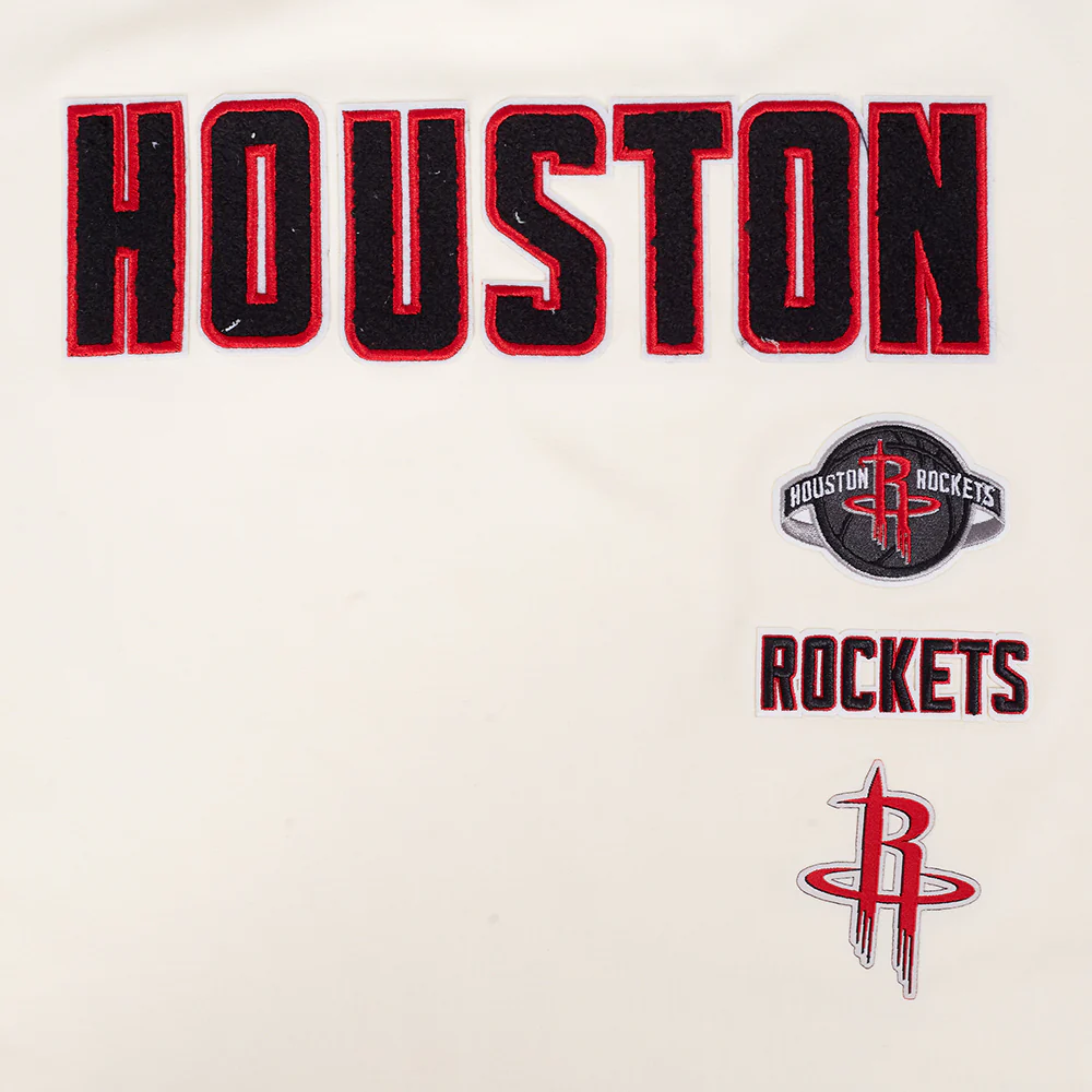 NBA HOUSTON ROCKETS RETRO CLASSIC WOMEN'S BOXY TEE (EGGSHELL) - Image 5