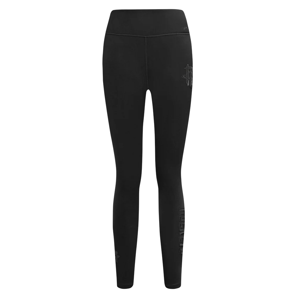 NBA HOUSTON ROCKETS TRIPLE BLACK WOMEN'S JERSEY LEGGING (TRIPLE BLACK) - Image 2
