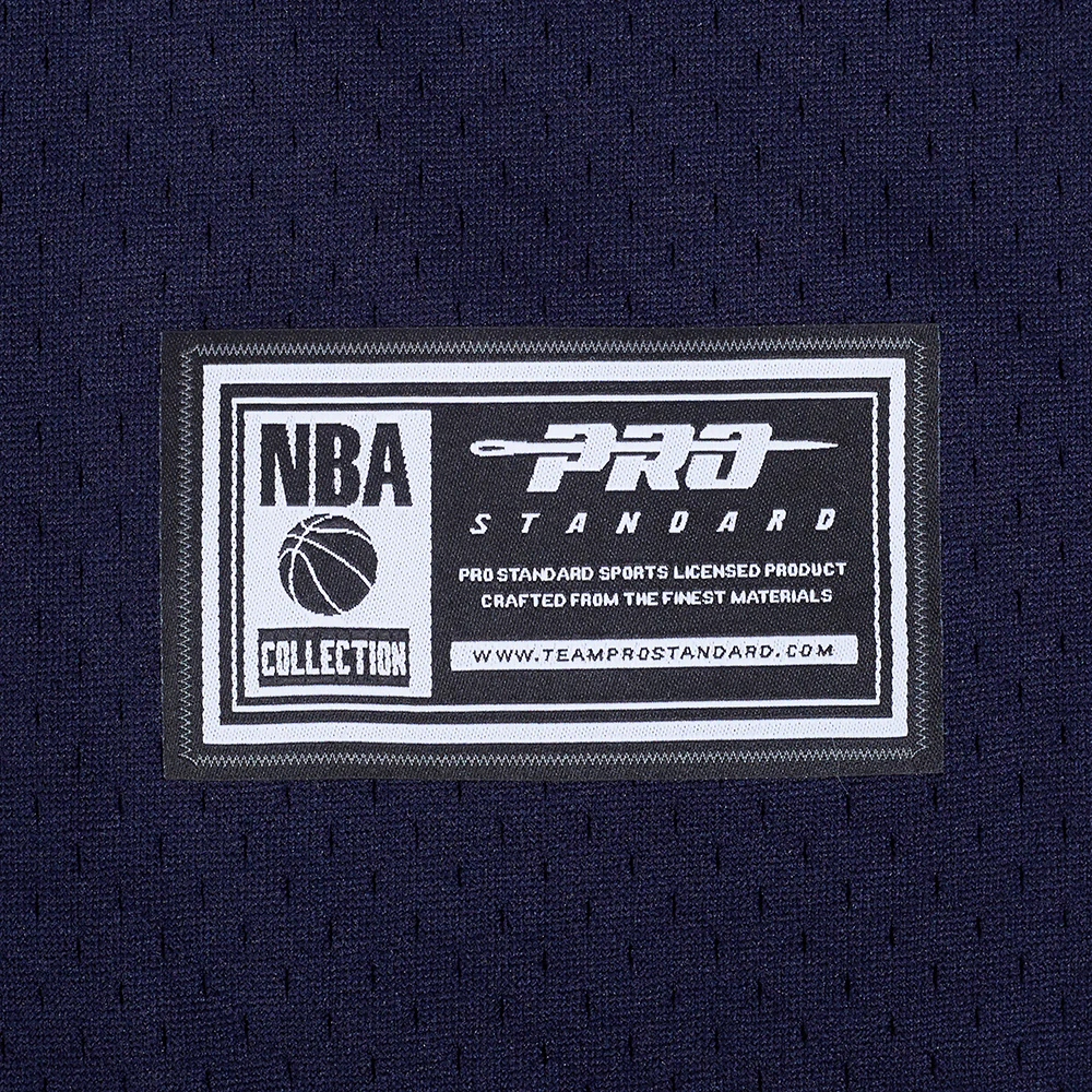 NBA INDIANA PACERS CLASSIC MESH MEN'S BUTTON DOWN SHIRT (MIDNIGHT NAVY) - Image 9