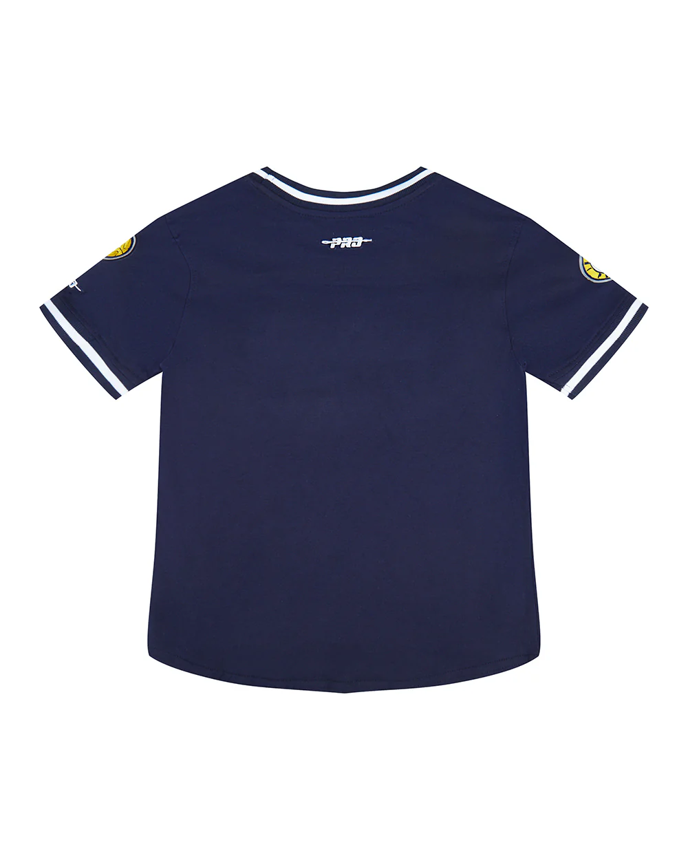 NBA INDIANA PACERS CLASSIC LITTLE BOYS SHORT SLEEVE STRIPED RIB TEE (MIDNIGHT NAVY) - Image 4